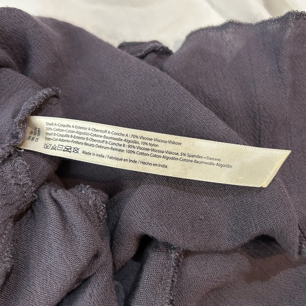 FREE PEOPLE ONE Adella Slip Dress Charcoal Purple S - Picture 9 of 15